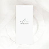 Bohemian Wedding Menu met gastnaam en script