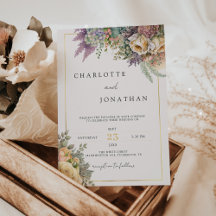 Bohemian Whimsical Wildbloemen & Gold Wedding