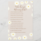 Bohemian White Daisy die mama het beste spel kent (Voorkant)