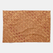 Bohemian Wicker Look Basketweave rattan Theedoek (Horizontaal)