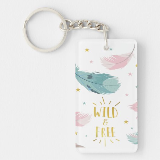 Bohemian Wild en Free Sleutelhanger (Voorkant)