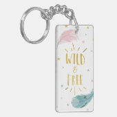 Bohemian Wild en Free Sleutelhanger (Voorkant Links)