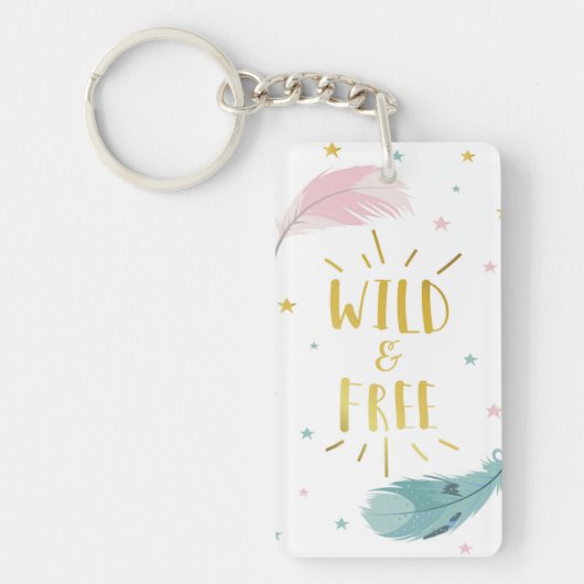 Bohemian Wild en Free Sleutelhanger (Voorkant)