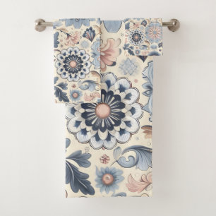 Bohemian Wildflower Bad Handdoek