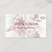 Bohemian Wildflower Boeket met QR Code Visitekaartje (Voorkant)