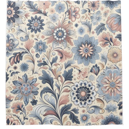 Bohemian Wildflower Douchegordijn (Voorkant)