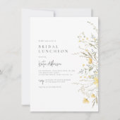 Bohemian Wildflower Elegant Vrijgezellenfeest Foto Kaart (Voorkant)