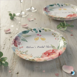 Bohemian Wildflowers Photo Arch Bridal Shower Papieren Bordje