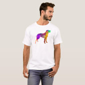Bohemian Wirehaired Pointing Griffon in watercolor T-shirt (Voorkant volledig)