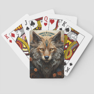 Bohemian Wolf Pokerkaarten