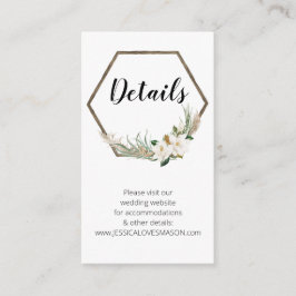 Bohemian Wreath Trouwwebsite invoegen Kaart