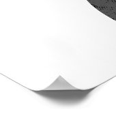 Bohemian Zwart-wit Abstracte kunst aan de muur Poster (Hoek)