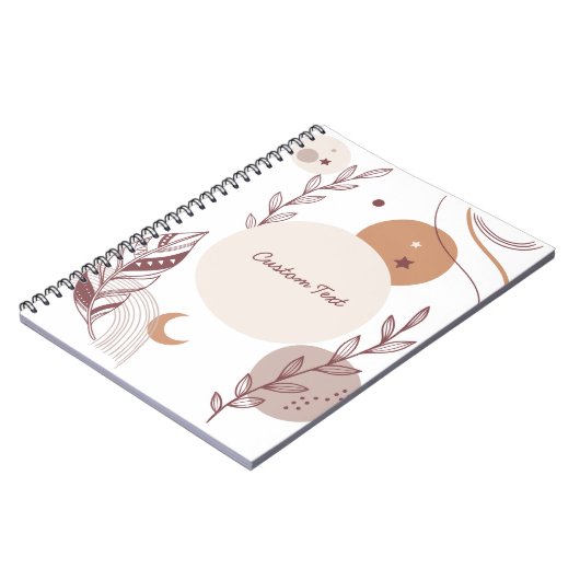 Bohemien Leraar Waardering Moderne douane Notitieboek (Linkerzijde)