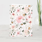 Bohemienbloem Birthday Kaart (Achterkant)