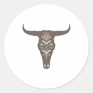 Bohemienbloem Ronde Sticker