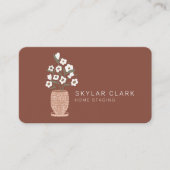 Bohemienbloemkool Staging Bronze Plant Visitekaartje (Voorkant)