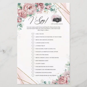Bohemiene blush florale eucalyptus Gold lijst I Sp