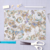 Bohemiene blush lavender bruine blauwgroen rozen f tissuepapier (Craft)