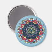 bohemiene floral magnet (Voorkant / Achterkant)