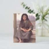 Bohemienne (De Bohemien) door William Bouguereau Briefkaart (Staand voorkant)
