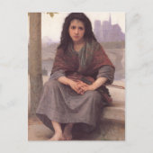 Bohemienne (De Bohemien) door William Bouguereau Briefkaart (Voorkant)