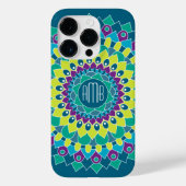 Bohemienventilator met Monogrammen Case-Mate iPhone Case (Achterkant)