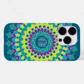 Bohemienventilator met Monogrammen Case-Mate iPhone Case (Achterkant (horizontaal))