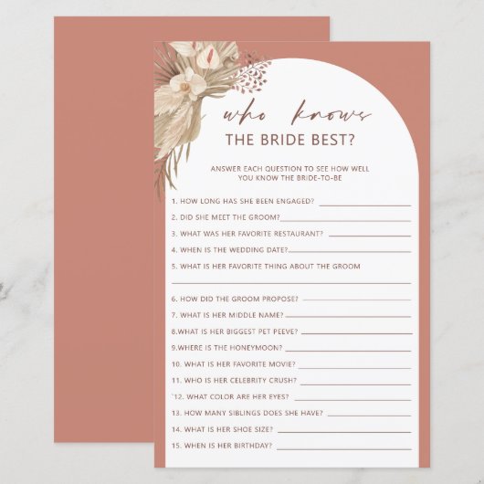 Bohemiër die het beste spel kent (Voorkant / Achterkant)