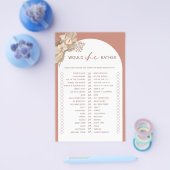 Bohemiër zou liever een vrijgezellenfeest spelflye flyer (Enkel)