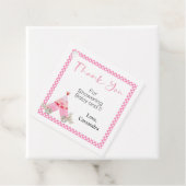 Bohemisch baby shower dank u label (In situ)