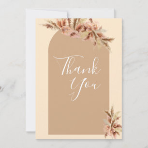 Bohemisch Bridal/Baby Hartelijk dank Kaart