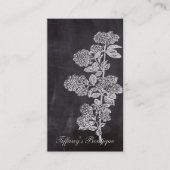 Bohemisch Chalkboard botanisch Visitekaartje (Voorkant)