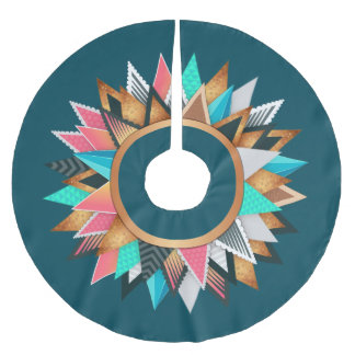 Bohemisch geïnspireerde boomrok kerstboom rok