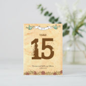 Bohemisch hart, Rozen, vogels en banenhuwelijk Briefkaart (Staand voorkant)