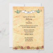 Bohemisch hart, Rozen, vogels en banenhuwelijk Kaart (Achterkant)