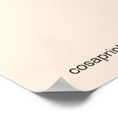 Bohemisch kunstontwerp abstracte vierkantjes vorme poster (Hoek)