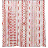 Bohemisch Ornament 30122020 Hellrot Douchegordijn (Voorkant)