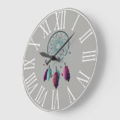 Bohemisch Paars en Blauwgroen droomvanger Grote Klok (Hoek)