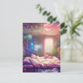 Bohemisch Plant Lovers Bedroom Briefkaart (Staand voorkant)