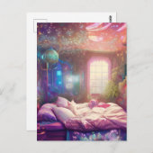 Bohemisch Plant Lovers Bedroom Briefkaart (Voorkant / Achterkant)