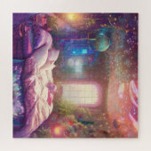 Bohemisch Plant Lovers Bedroom Legpuzzel (Horizontaal)