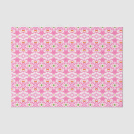 Bohemisch Roze Tie Dye Patroonpapier Tissuepapier