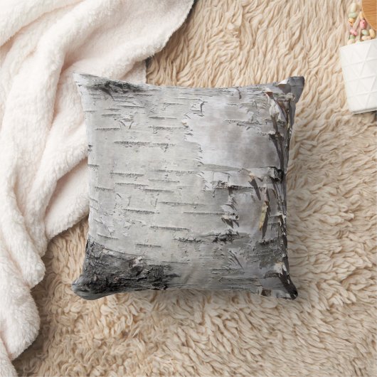 bohemisch rustisch land kekboom schors - witte ber kussen (Deken)