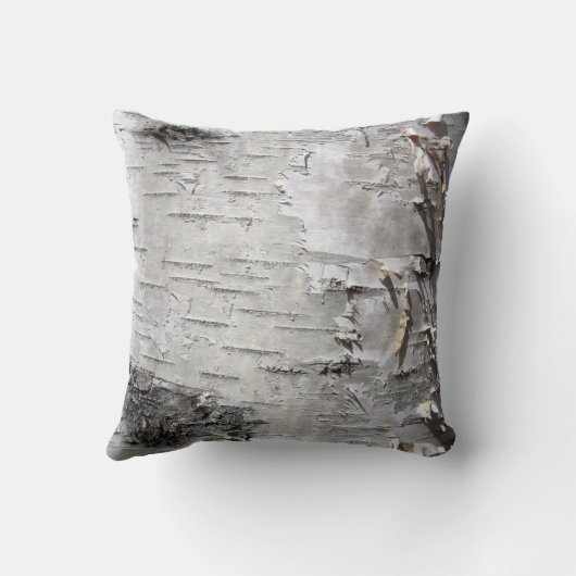 bohemisch rustisch land kekboom schors - witte ber kussen (Achterkant)