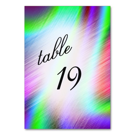 Bohemisch tabelnummer kaart (Achterkant)