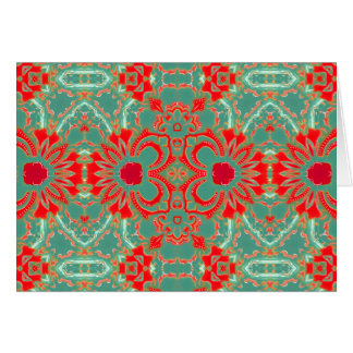 Bohemisch verfijnd Turquoise Coral Floral NT