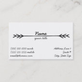 Bohemisch Visitekaartje (Voorkant)