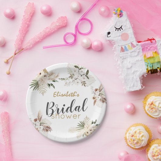 Bohemisch Vrijgezellenfeest Klassiek Papieren Bordje (Feest)