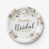 Bohemisch Vrijgezellenfeest Klassiek Papieren Bordje (Voorkant)