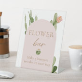 Bohemische Cactus woestijnlandborden Reclamebord Met Voetstuk (Insitu)